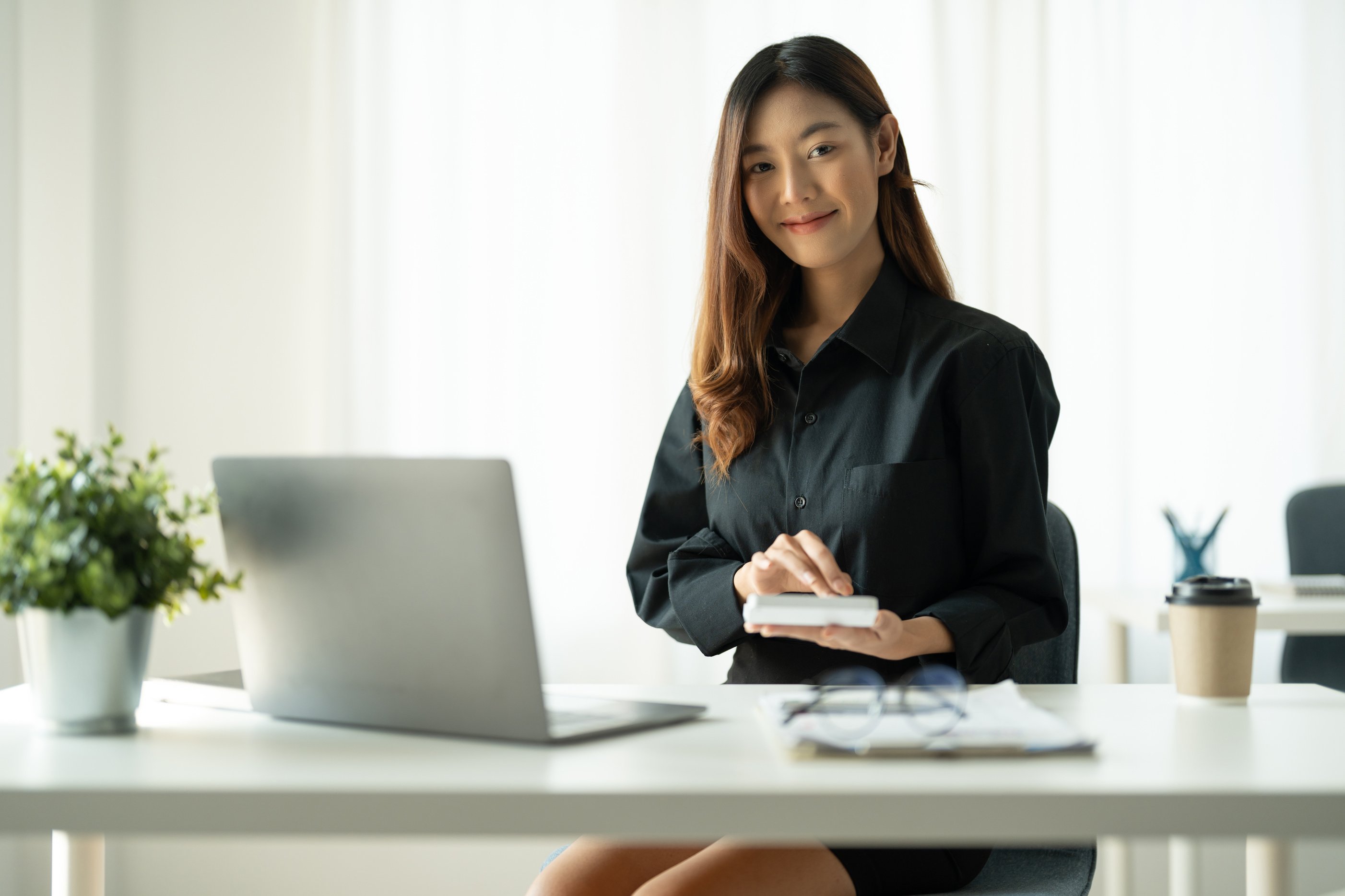 An Accountant at her Desk